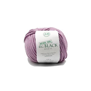 Ovillos de lana merino EXTRAFINE 100% Big BLACK